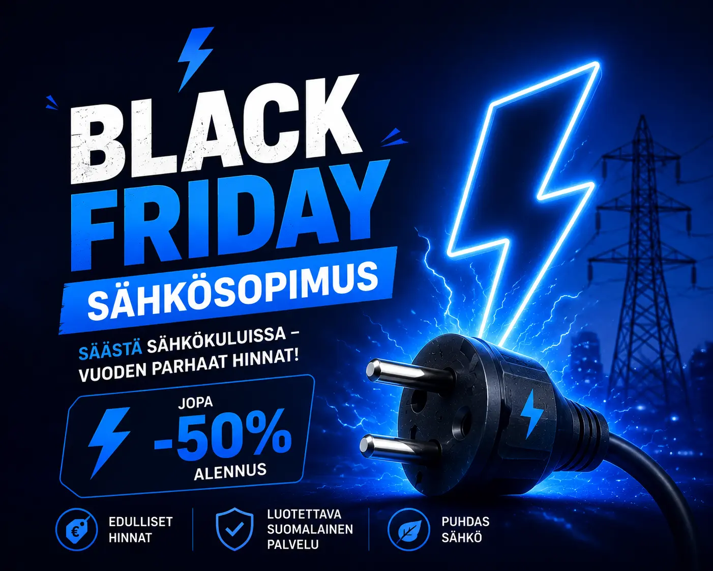 Black Friday sähkösopimus 2026